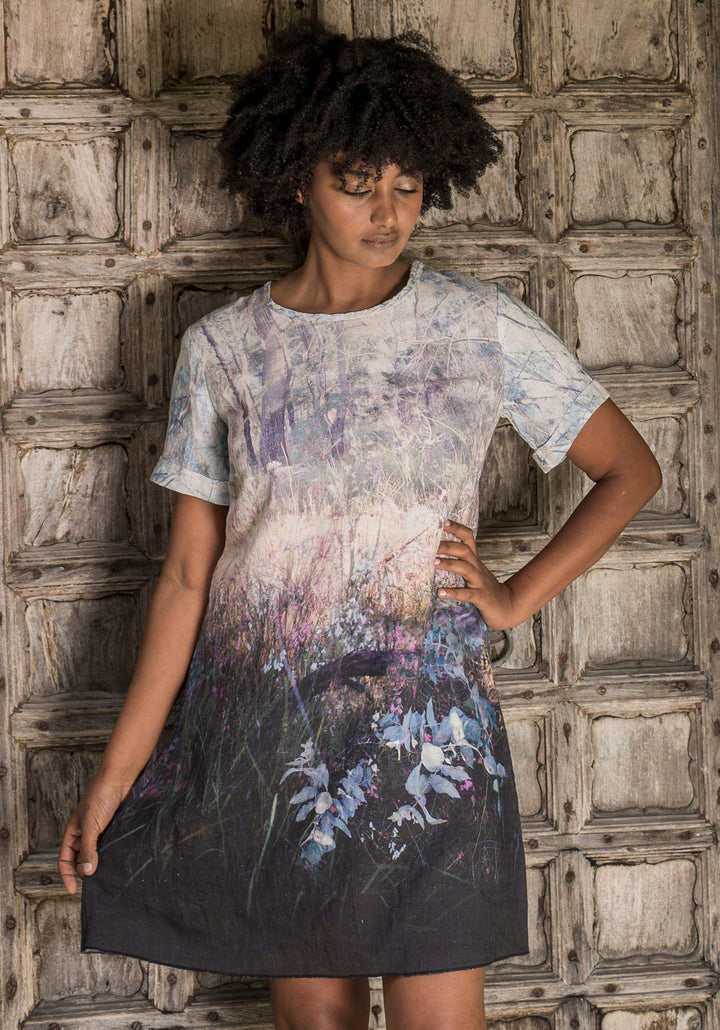 WILDFLOWER BUSHLAND LINEN  SHIFT