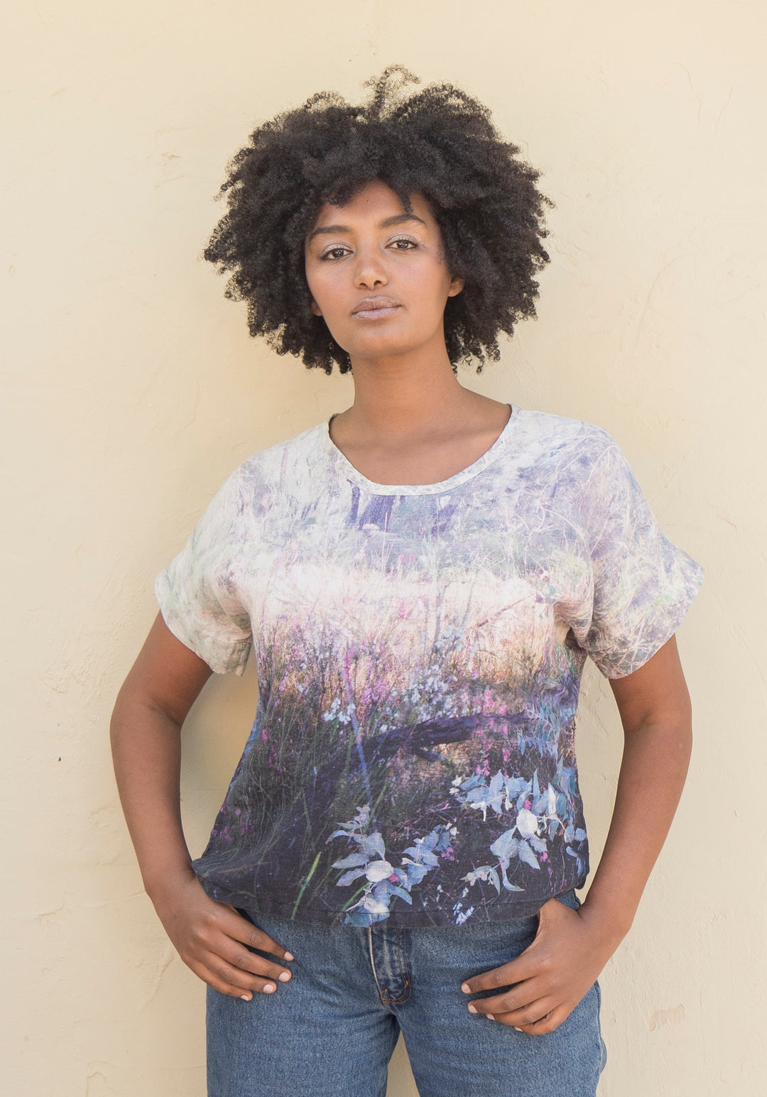 WILDFLOWER BUSHLAND LINEN TSHIRT