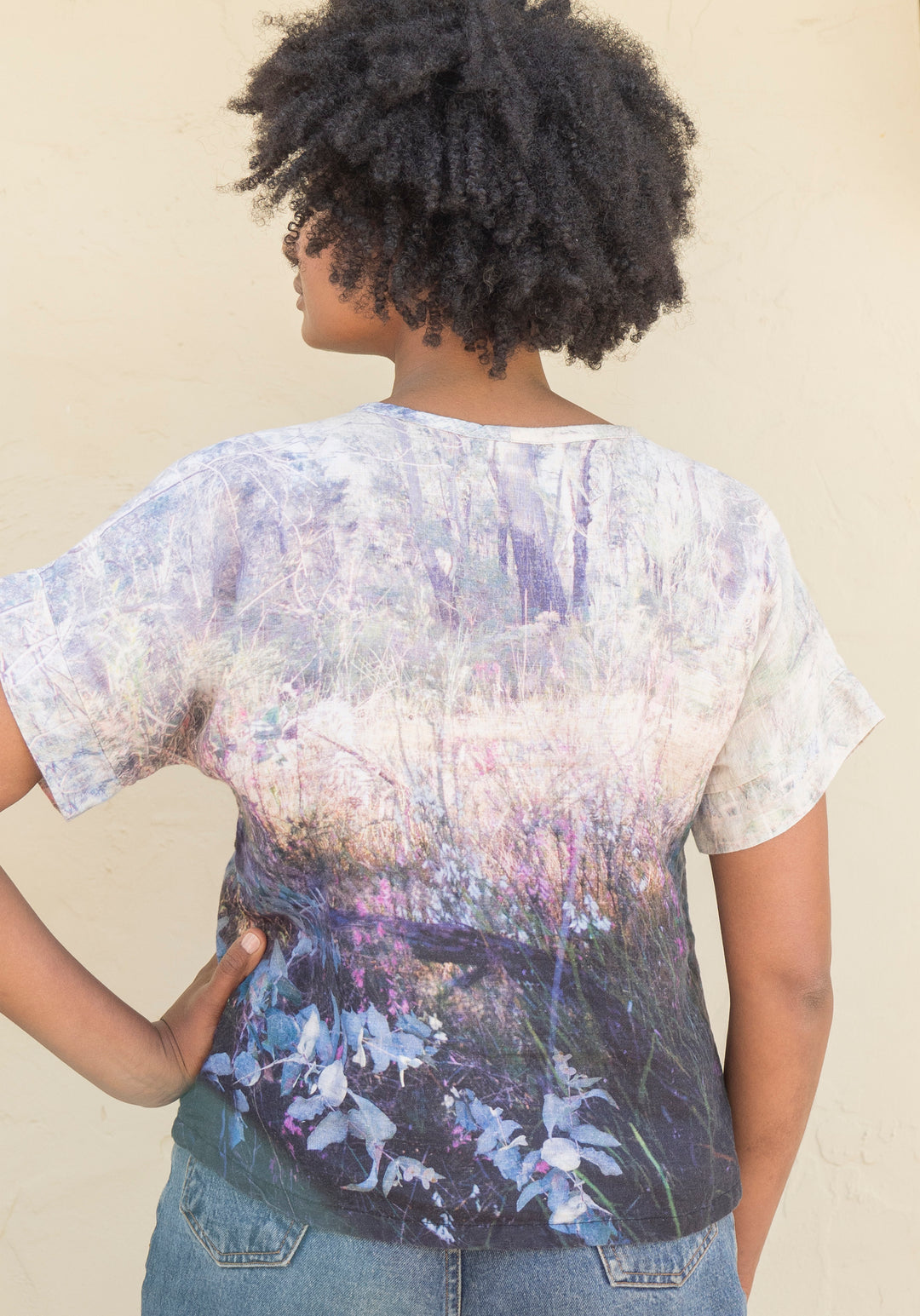 WILDFLOWER BUSHLAND LINEN TSHIRT