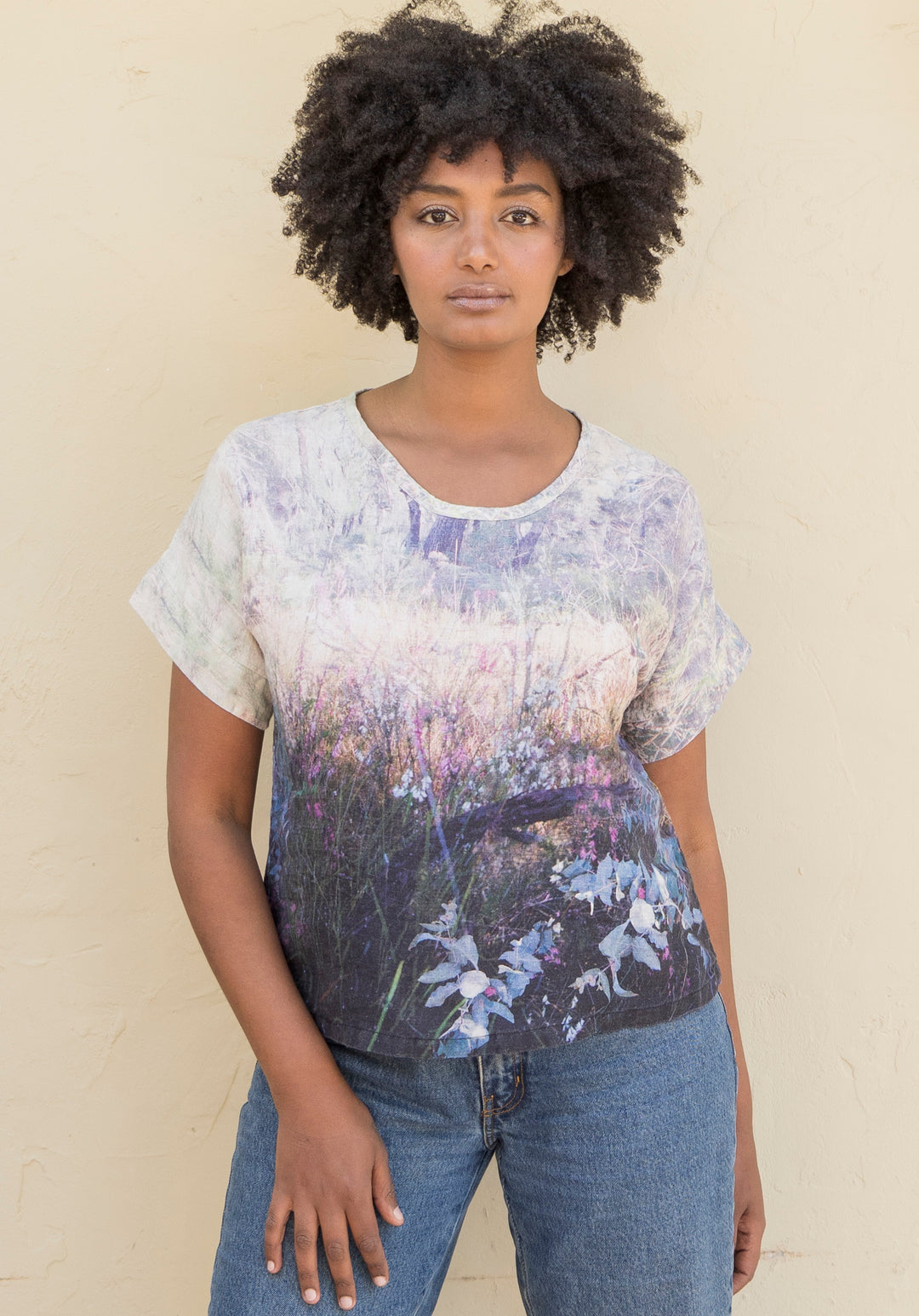 WILDFLOWER BUSHLAND LINEN TSHIRT